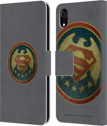 Miniatura 19 de Head Case Designs Funda de piel con licencia oficial de Superman DC Comics con logotipos negros y rojos compatible con Apple iPhone 11