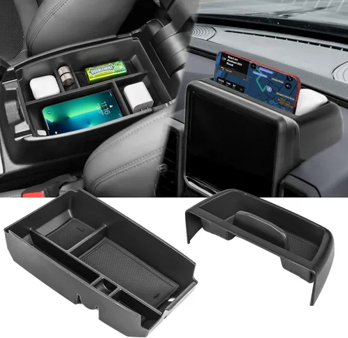 Miniatura 7 de Bandeja de Almacenamiento para Consola Central Compatible con 2021 2022 2023 2024 Ford Bronco Sport CX430 Caja Organizadora de Tablero de Consola