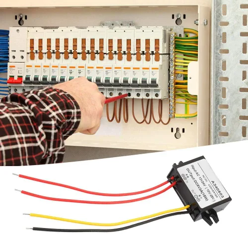 Miniatura 4 de Convertidor reductor de CA a CC Buck, regulador de voltaje impermeable Buck módulo de alimentación para convertidor reductor de automóvil