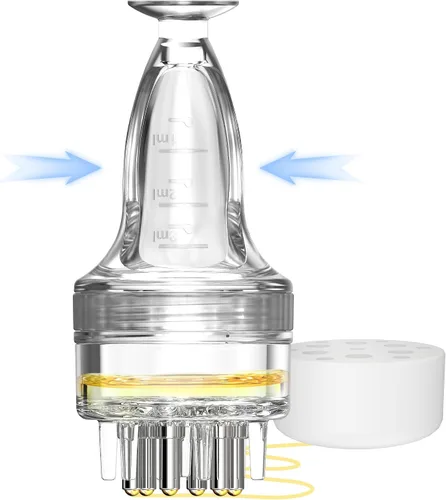 Aplicador de Minoxidil, Aplicación Rápida y Eficiente Sin Desorden, Aplicador de Suero Capilar, Herramienta Aplicadora de Minoxidil Pequeña, Botella