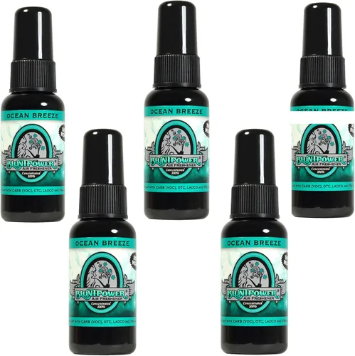Miniatura 4 de BluntPower (incienso y mirra, 5 unidades) Ambientador concentrado – Ambientador a base de aceite premium en aerosol para el hogar y el coche – Spray
