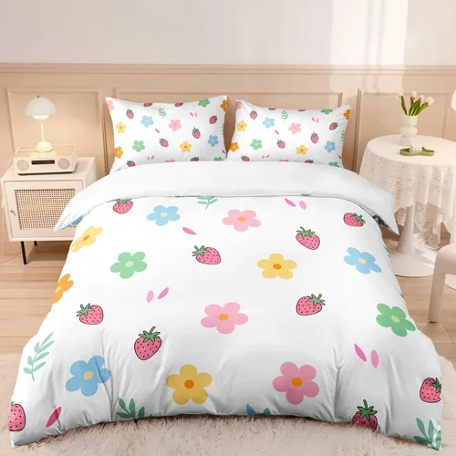 Miniatura 17 de AILONEN Hobby Cat Twin Duvet Cover Set 3 Piece, Blue Sports Art Bedding Pack, Cupcake Ball Microfiber Shell, 2 Pillowcases