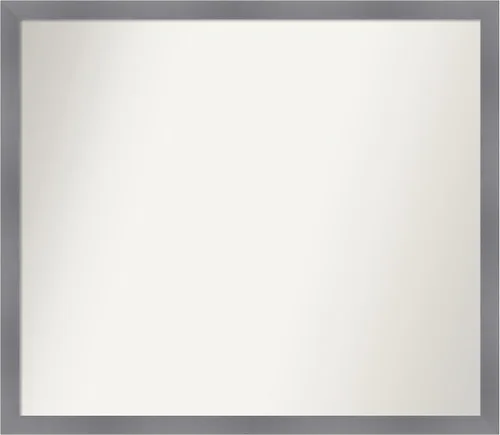 Miniatura 509 de Amanti Art Espejo personalizado, espejo de baño gris plomo a rayas, espejo de pared o espejo de tocador de baño sobre el fregadero
