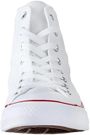 Miniatura 3 de Converse - Tenis Chuck Taylor All Star de cuero de alta calidad, de tobillo alto, para niño, blanco (Optical White)
