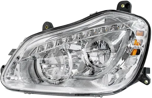 Miniatura 2 de Faros LED cromados para Kenworth T680 2013-21 conductor y pasajero