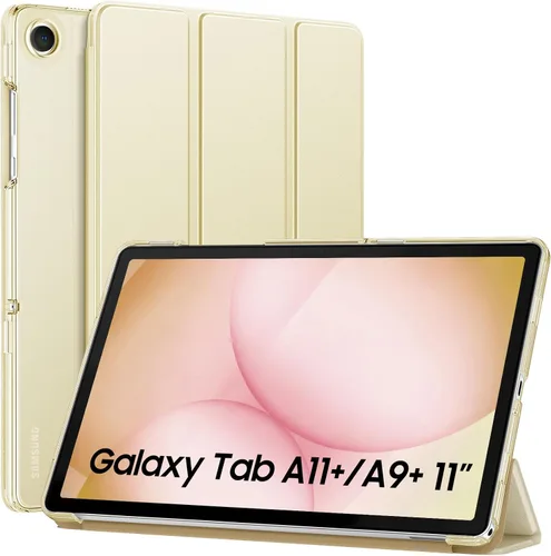 Miniatura 47 de MoKo Funda para Galaxy Tab A9+/A9 Plus de 11 pulgadas 2023, Funda Protectora Inteligente Delgada con Soporte y Carcasa Trasera Translúcida de PC