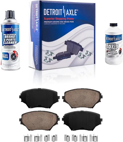 Miniatura 65 de Detroit Axle - Pastillas de Freno Delantero para Mercedes- Benz C230 C250 C300 SLK250, Pastillas de Freno Cerámica w/Reemplazo de Hardware