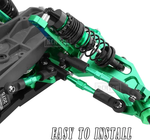 Miniatura 3 de Tensores de aluminio Camber Links Upgrades Part para 1/10 Slash 2WD/Stampede 2WD/Rustler 2WD/Bandit 2WD, tensores de aleación Camber Links Hops Up
