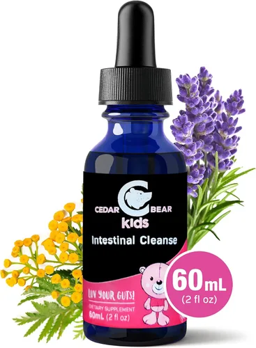 Miniatura 4 de Limpieza intestinal de oso de cedro para niños, un suplemento de hierbas líquido que modera el medio ambiente del sistema digestivo, lo que permite