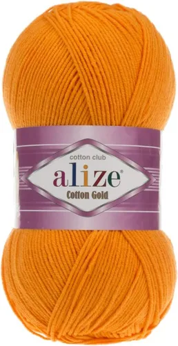 Miniatura 4 de 55% algodón 45% acrílico Alize Cotton Gold Yarn 1 madeja/bola 3.53 oz 360 yardas (1-crema)