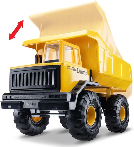 Miniatura 5 de Tonka Edición de coleccionista retro, fabricado con 2 veces más acero, juguete de construcción para niños, camión de metal, camión de juguete