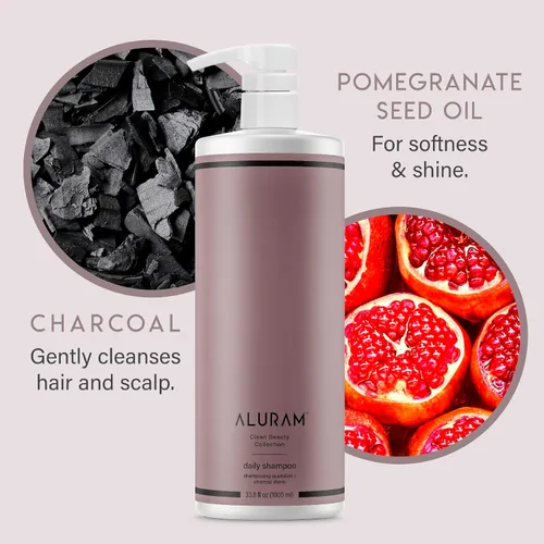 Miniatura 4 de ALURAM Champú diario de agua de coco para hombres y mujeres, hidratación desintoxicante y volumen para todo tipo de cabello
