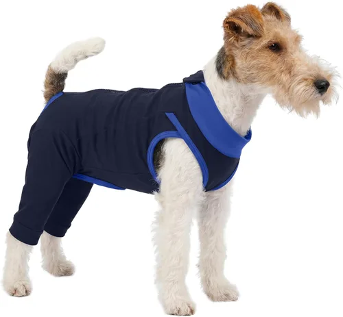 Miniatura 7 de Traje de recuperación para perros para piernas traseras, pantalones para perros para evitar lamer, manga para perros, piernas traseras y abdomen