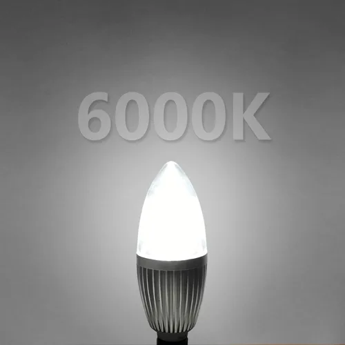 Miniatura 8 de gezee Bombilla LED para candelabro, no regulable, equivalente a 100 vatios, bombillas LED de vela de 12 W, luz blanca diurna 6000 K, 120 V, 1200