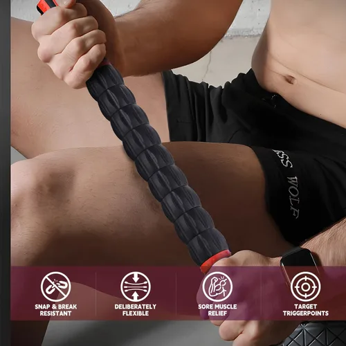 Miniatura 2 de Rodillo de masaje, rodillo muscular para atletas, rodillo de masaje de liposucción para drenaje linfático, para aliviar el dolor muscular, puntos