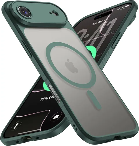 Miniatura 22 de CellEver Funda magnética fuerte para iPhone 15 Pro [protección de cámara] [prueba de caídas de grado militar] [compatible con MagSafe] Funda delgada