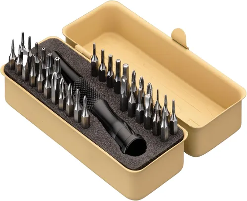 Miniatura 8 de KESI - Juego de zócalos de herramienta de 13 piezas, trinquete de liberación rápida de 1/4" Dr, SAE/Métrica, diseño de cabeza de bloqueo flexible