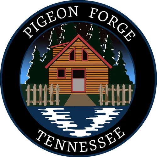 Cabin by The Lake - Pigeon Forge - Tennessee 3.5" Car Truck Sticker Sticker Vacation Souvenir Travel Adventure Theme Novedad Applique Negro