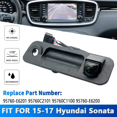 Miniatura 4 de Cámara de respaldo de visión trasera Tronco Cámaras de estacionamiento inverso para Hyundai Sonata 2015-2017 cámara de respaldo reemplaza