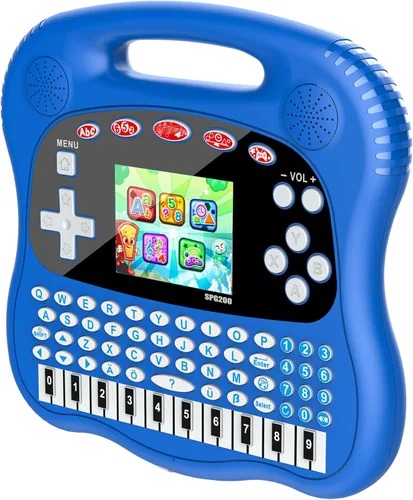Tableta de aprendizaje para niños, pantalla a color HD de 3.0 pulgadas, alfabeto, palabras, matemáticas, juegos, música, preescolar, electrónica