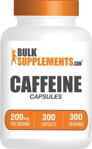 Miniatura 7 de BulkSupplements. Com Cápsulas de cafeína de 200 mg – Suplemento para impulso de energía, píldoras de cafeína de 200 mg – Sin gluten, 1 cápsula por