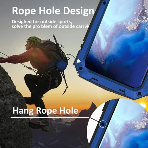 Miniatura 7 de Simicoo Samsung S21 Ultra 5G - Funda de silicona resistente a prueba de golpes, resistente a los golpes, protector de pantalla integrado con soporte