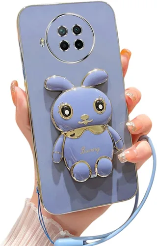 Miniatura 9 de Funda compatible con Redmi Note 9 Pro Funda de teléfono TPU Silicona Soporte galvanizado Suave Durable Caída Protección a prueba de golpes para 7