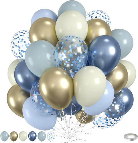 Miniatura 35 de Globos Rojos Negros Amarillos, 60pcs Globos Negros Borgoña Dorados, Globos Amarillos Granate Globos Rojos Negros Dorados con Confeti Para Cumpleaños