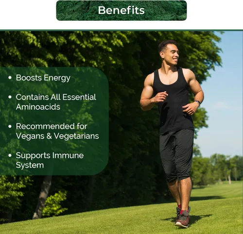 Miniatura 4 de NUTRINPRO Cápsulas de espirulina orgánica USDA - Suplemento vegano 100% puro, sin OMG, sin gluten, sin químicos, (120)