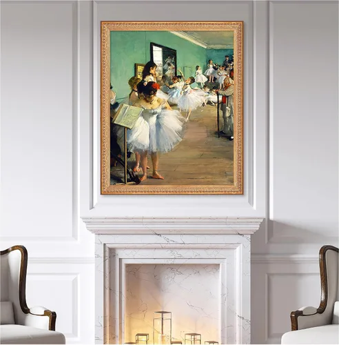 Miniatura 258 de A&T ARTWORK Campo de trigo con cipreses de Van Gogh Las reproducciones de arte clásico mundial, impresiones en lienzo giclée para decoración