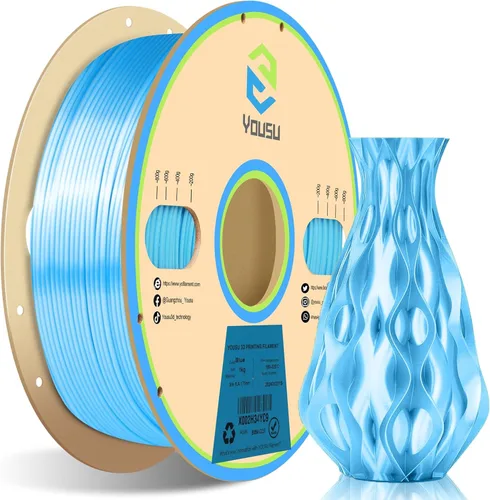 Miniatura 16 de Yousu Seda de Doble Color Filamento PLA para 3D Impresora Filamento Coextrusión PLA Multicolor Filamento PLA 1.75mm (± 0.03 mm) Compatible