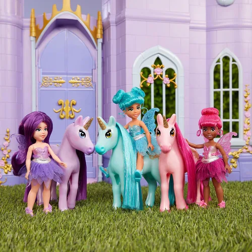 Miniatura 2 de MGA Entertainment Dream Bella Color Change Surprise Little Fairies - Muñeca de 5.5 pulgadas y unicornio pequeño, paquete de 2 unidades, Aubrey