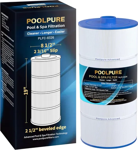 POOLPURE Filtro de spa que reemplaza a Sundance 6540-488, PSD125-2000, Unicel C-8326, Filbur FC-2780, Aladdin 22507, Baleen AK-70013, Magnum SU125,