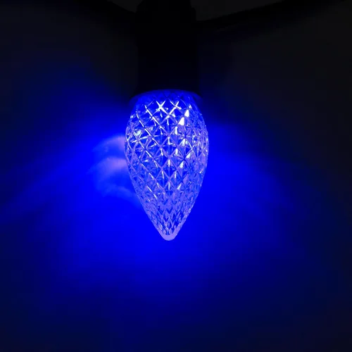 Miniatura 6 de Meconard Bombillas LED C7 de repuesto de Navidad, bombillas LED inastillables C7 para luces de cadena de Navidad para interiores y exteriores, base