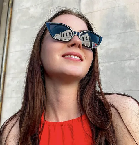 Miniatura 3 de 2 pares de lentes de sol de lectura para exteriores con punta puntiaguda para mujer, lentes de lectura con protección UV, no bifocales 1 Negro 1
