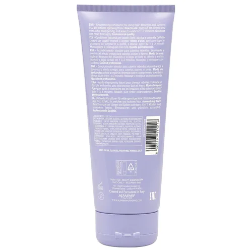 Miniatura 2 de Alfaparf Milano Semi Di Lino - Acondicionador suave para cabello encrespado y rebelde, acondicionador desenredante suave con semillas de lino