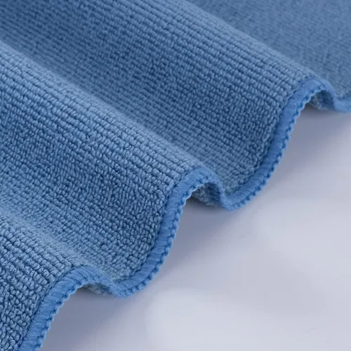 Miniatura 3 de POLYTE Toalla de limpieza de microfibra (16 x 16, paquete de 12 profesionales, azul, camello, gris)