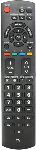AIDITIYMI N2QAYB000706 Nuevo control remoto IR de repuesto compatible para Panasonic LCD TV TC-L32X5 TC-P42X5 TC-50PU54 TC-P50U50 TC-P50X5 TC-P60U50