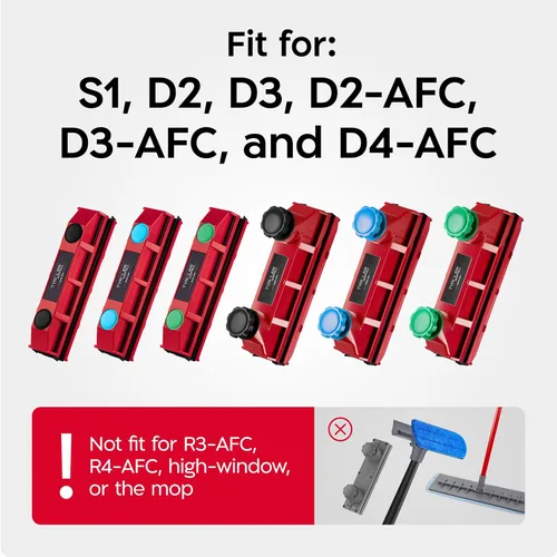 Miniatura 2 de Tyroler Bright Tools Paños de limpieza de microfibra de repuesto de alta calidad, diseñados exclusivamente para el limpiador magnético de ventanas