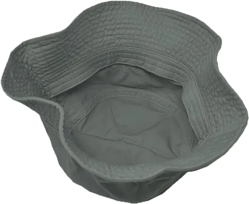 Miniatura 4 de Glory Max Sombrero de cubo unisex de color sólido 100% algodón, sombrero de ala pequeña, plegable, para viajes, verano, playa