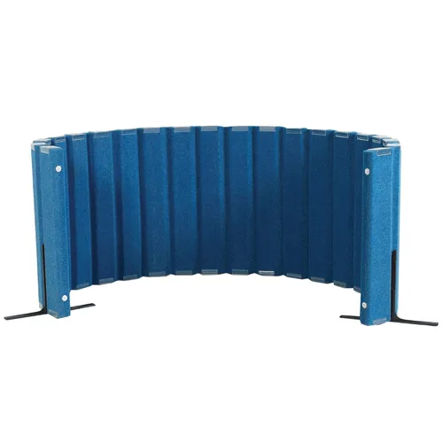 Miniatura 14 de Angeles Divisor silencioso de 30" x 6' con paneles de amortiguación de sonido, pared separadora de habitación independiente, azul