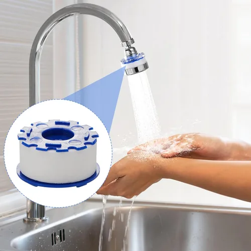 Miniatura 6 de Paquete de 10 cartuchos de repuesto para grifo de agua para fregadero, reemplazo de filtro de agua para grifo, cocina, baño, filtro de fregadero que
