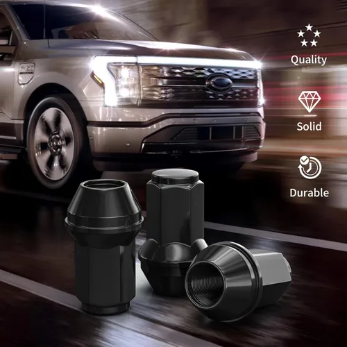 Miniatura 7 de Richeer 24 tuercas de llanta M14x2 OEM estilo fábrica para 2004-2014 Expedition Lincoln Navigator 2004-2014 Expedition Lincoln Navigator de una sola