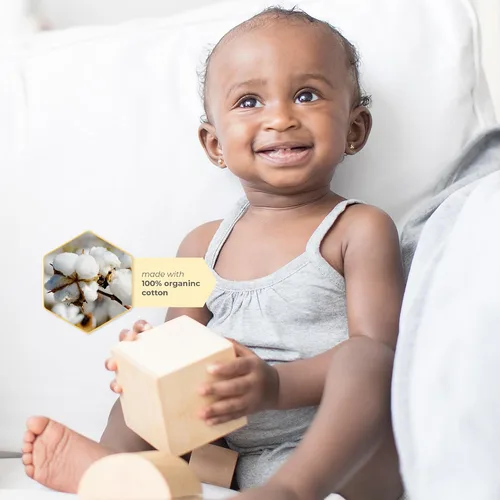 Miniatura 4 de Burts Bees Baby Body camisola clásica unisex para niños