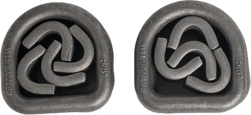 Miniatura 3 de Hi Gear - Correa de trinquete para camión, remolque, de 5/8 pulgadas, 18000 libras, con anilla en D, anclaje de carga (4)