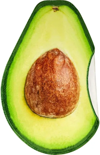 Miniatura 6 de Vessia - Manta de lana con diseño de aguacate (verde), manta graciosa y realista de comida para adultos y niños, 300 GSM, manta novedosa con frutas