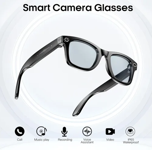 Miniatura 3 de Lentes de cámara inteligente AI para hombres y mujeres, fotografía 4K, grabación de video HD de 1080P, traducción en tiempo real, audio de oído