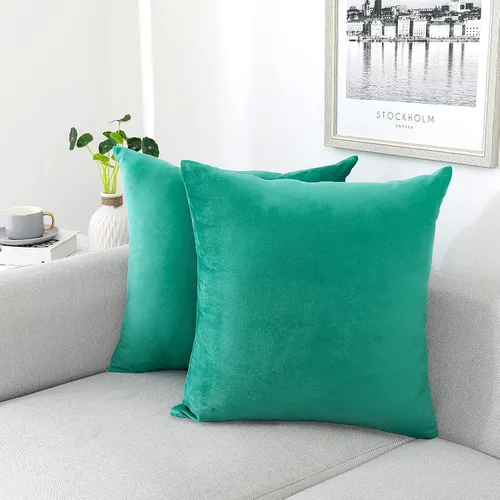 Miniatura 41 de NiNi ALL - Juego de 2 fundas de almohada decorativas de terciopelo, fundas de almohada para sofá, fundas de almohada para dormitorio, sala de estar