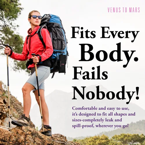 Miniatura 5 de VENUS TO MARS Female Urinal Female Urination Device Womens Pee Funnel for Camping - Car - Travel - Festivals - Porta Potty - Outdoor Activities