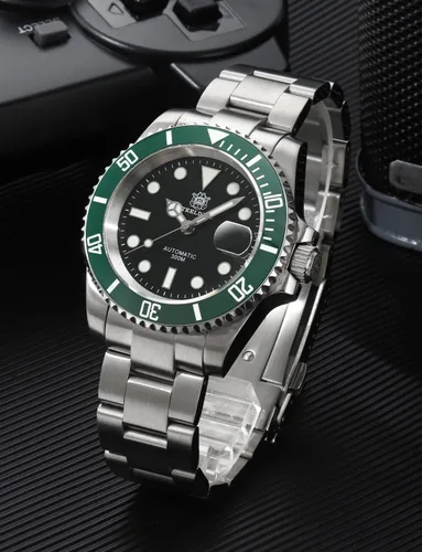 Miniatura 2 de Steeldive - Reloj automático para hombre SD1953 de acero inoxidable NH35 de movimiento de 984.3 ft de buceo